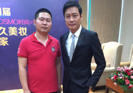 广州新航娱乐与明星合影